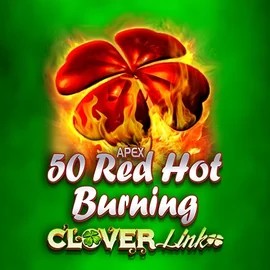 50 Red Hot Burning Clover Links casino game by Novomatic – featured logo at GGBet Casino