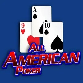 All American Poker slot logo by RTG (Reel Time Gaming) at GGBet Casino