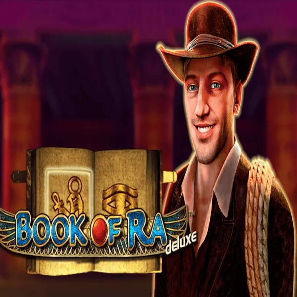 Book of Ra Deluxe game by Novomatic – logo hosted on GGBet Casino