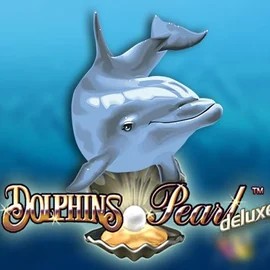 Dolphins Pearl Deluxe online game logo by Novomatic on gg-bets.eu