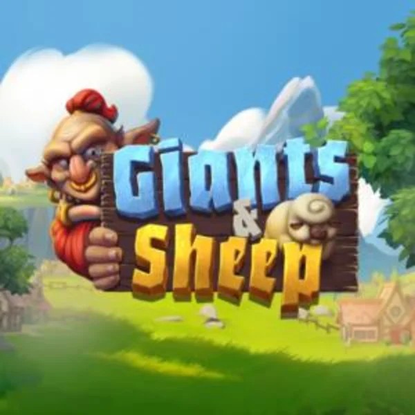 Giants and Sheep online game logo by Relax Gaming on gg-bets.eu