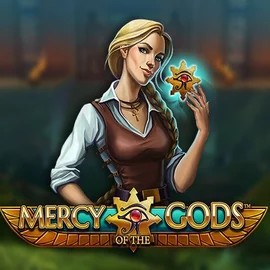 Mercy Of The Gods online game logo by NetEnt on gg-bets.eu