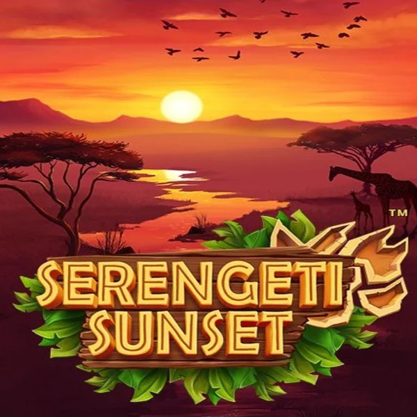 Serengeti Sunset slot logo by Skywind Group at GGBet Casino