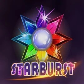 Starburst slot logo by NetEnt at GGBet Casino